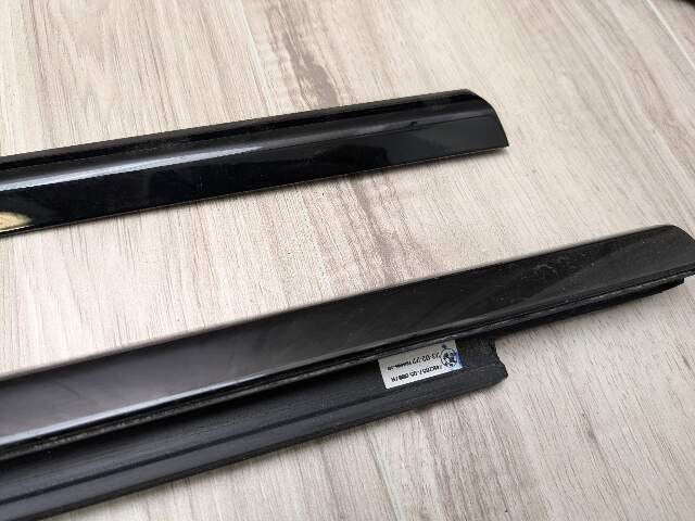 22-25 OEM BMW G42 G87 Left Driver Side Door Belt Molding Trim SHADOW GLOSS