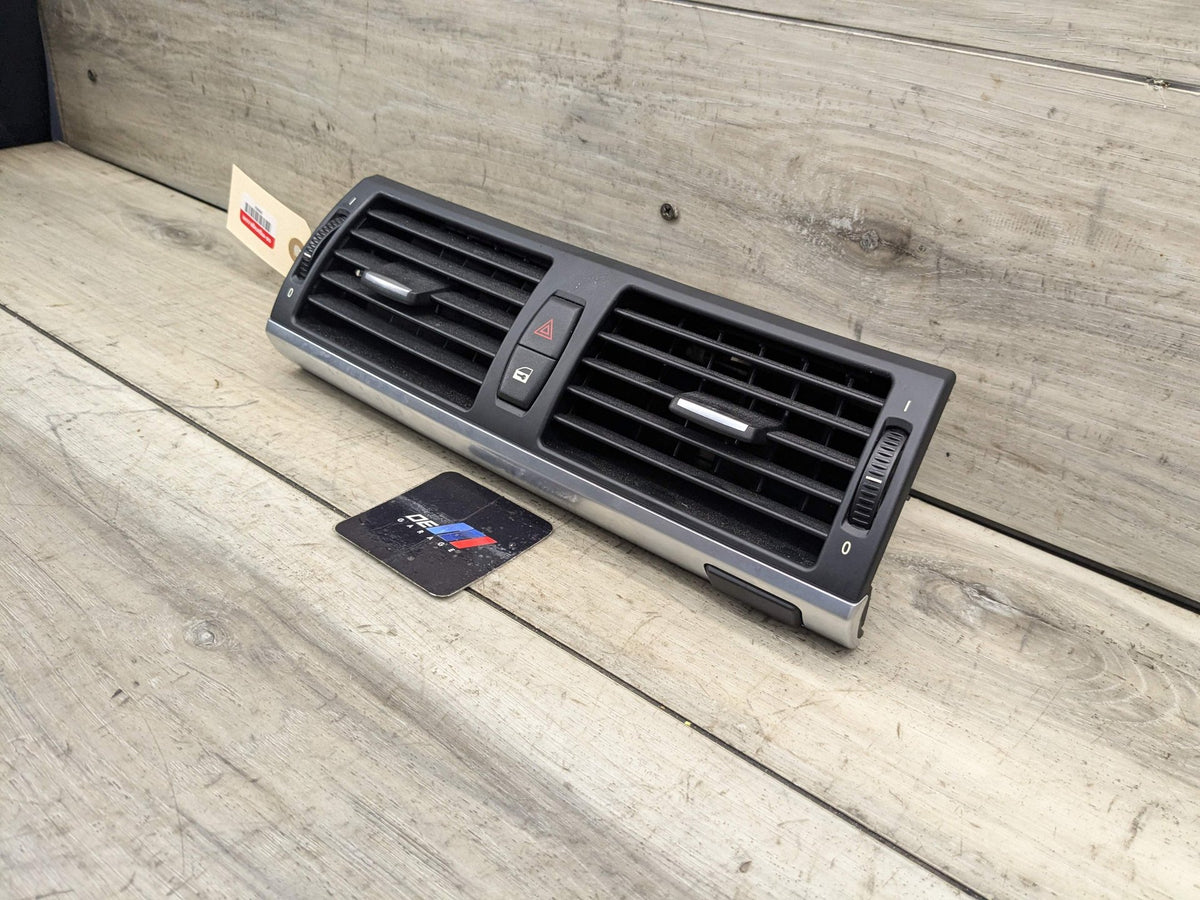 07-14 OEM BMW E70 E71 X5 X6 X5M X6M Dash Center AC Air Vent Grille Hazard Black