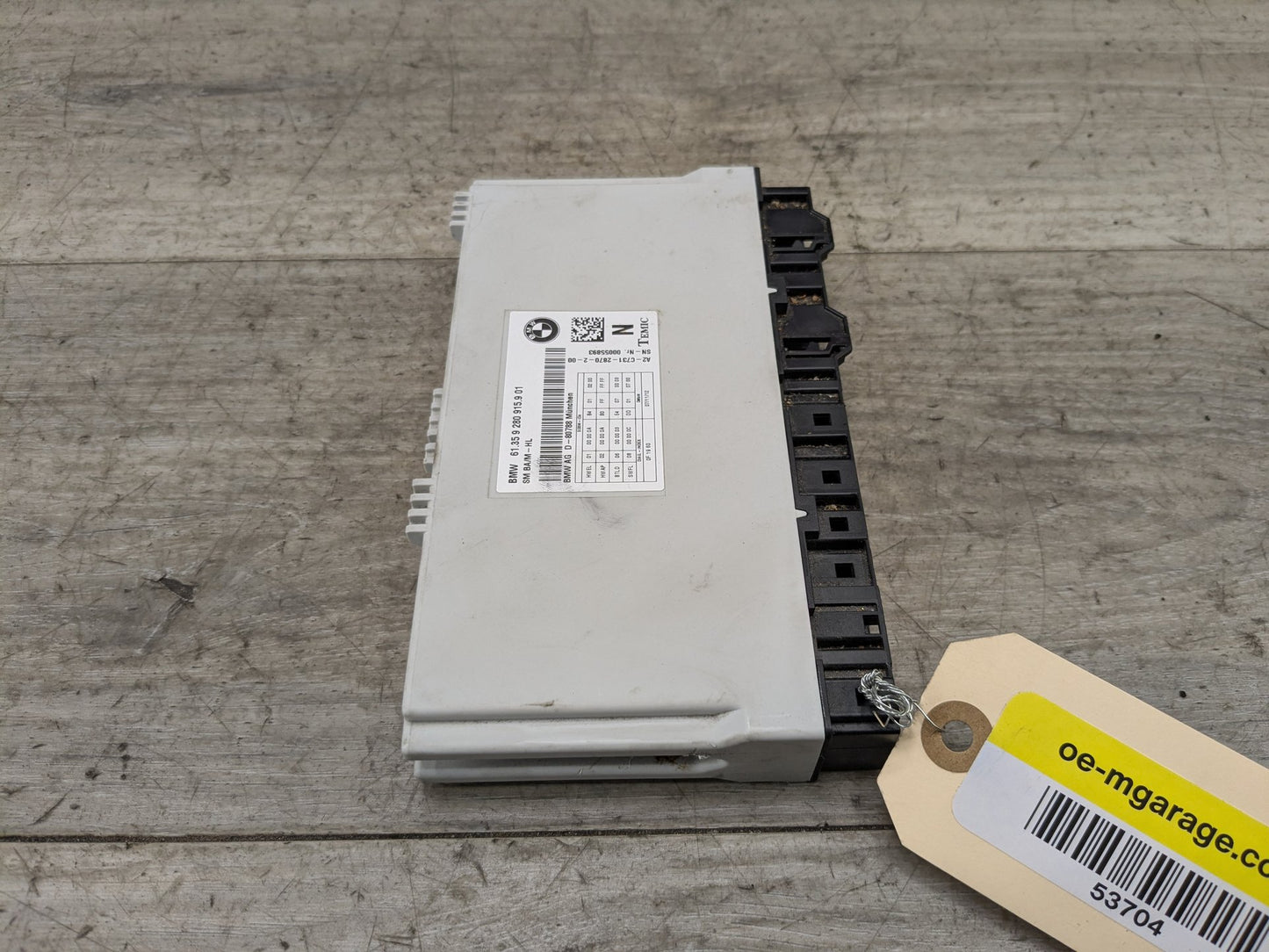 2011-2016 BMW 528i F10- Front Seat Control Module PN: 9280915