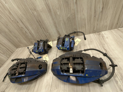 17-23 OEM BMW G30 540 M550 Front Rear Left Right Brake M SPORT Calipers SET Blue