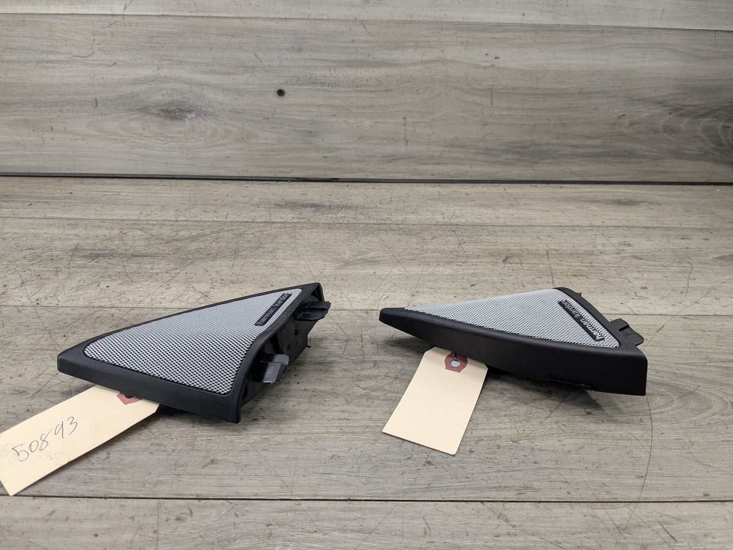 2009-2017 Mercedes-Benz E550 E-Class A207 Front Left Right Door Triangle Corner Speaker Assemblys SET 0