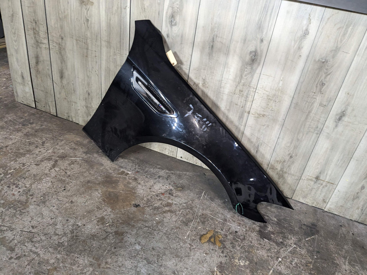 12-16 OEM BMW F10 M5 Front Right Passenger Side Fender Panel Shell Black Black