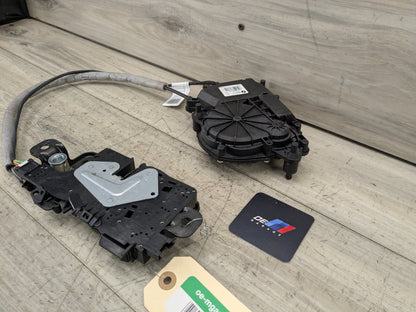 2018 BMW X3 G01 Liftgate Trunk Lid Liftgate Lock Latch Actuators SET 7383561 OEM BMW F90 F97 G01 G12 G22 G30 X3 M5 Trunk Lid Actuator Latch Lock System SET