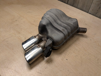 13-17 OEM AUDI S4 S5 3.0L Rear Left Driver Side Exhaust Muffler