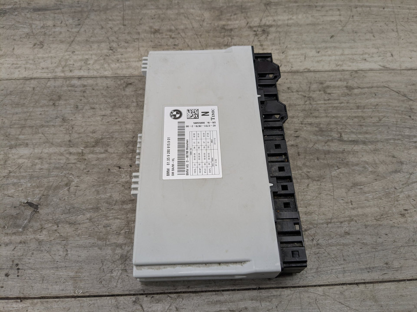 2011-2016 BMW 528i F10- Front Seat Control Module PN: 9280915
