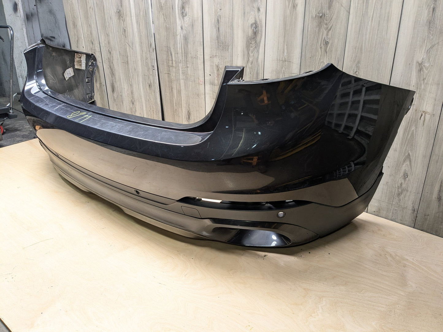 *15-19 OEM BMW F16 X6 Engine N55 Rear Bumper Cover Panel Assembly Gray A90 SOPHISTOGRAU BRILLANTEFFEKT METALLI (A90)