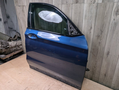 18-24 OEM BMW F97 G01 X3 X3M Front Right Passenger Door Shell Panel Blue C1M