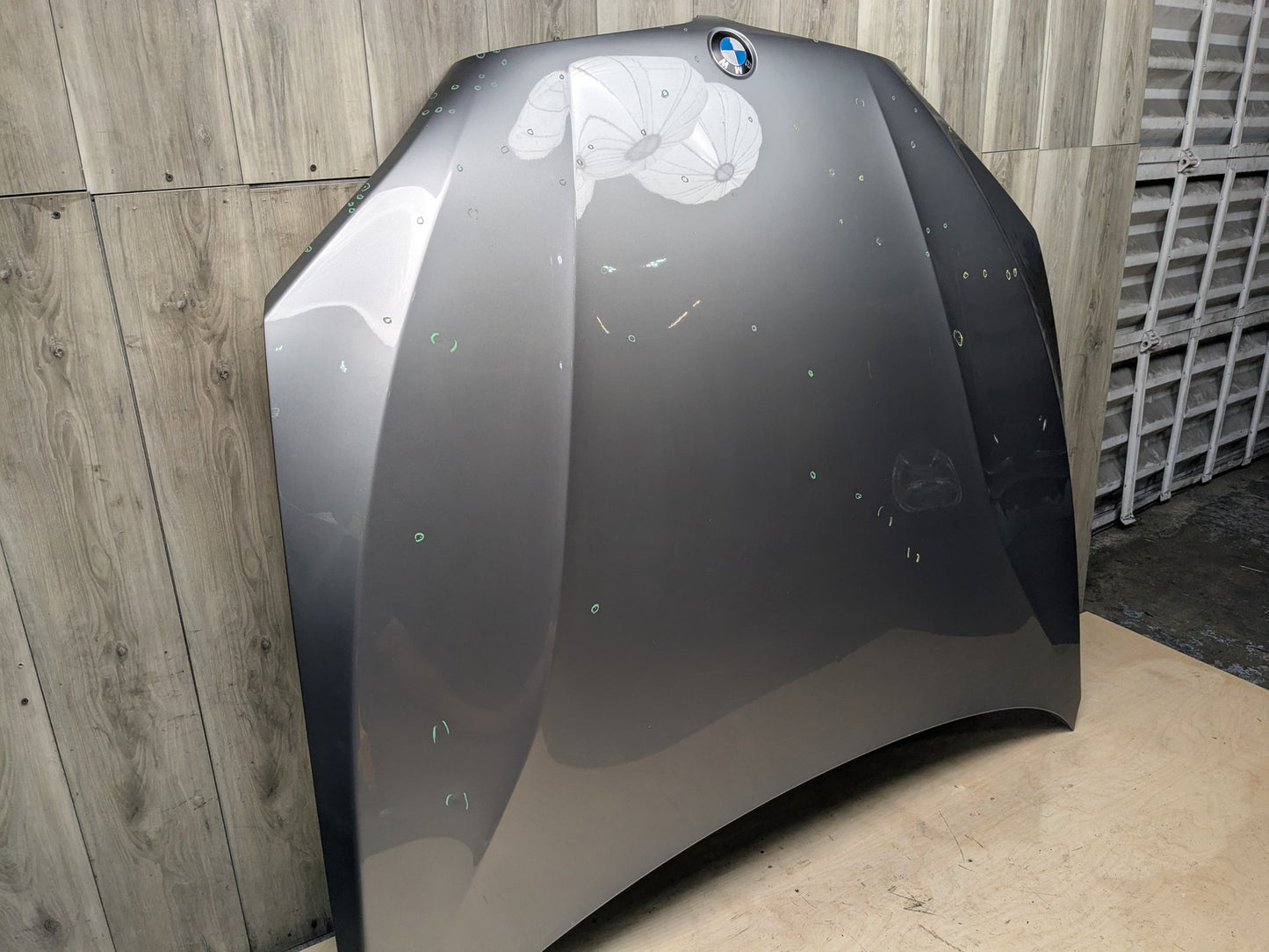14-19 OEM BMW F15 F16 F85 F86 X5 X6 X5M X6M Hood Bonnet Panel Gray A52