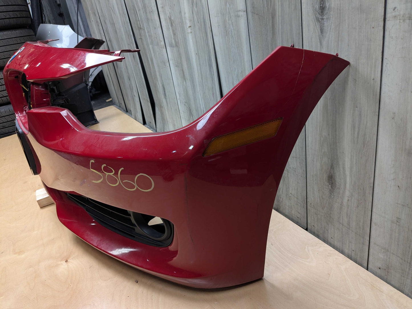 NOTE* 12-15 OEM BMW F30 F31 328 335 BASIS Front Bumper Cover w/ Grilles Red A75 MELBOURNEROT METALLIC (A75)