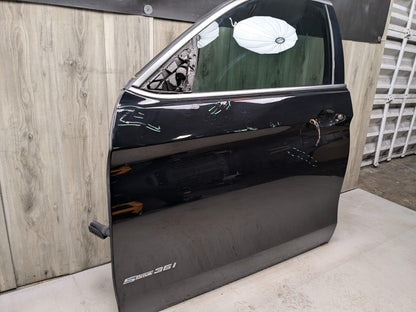 15-19 OEM BMW F16 X6 F86 X6M Front Left Driver Door Shell Panel Black 668 Black SCHWARZ II (668)