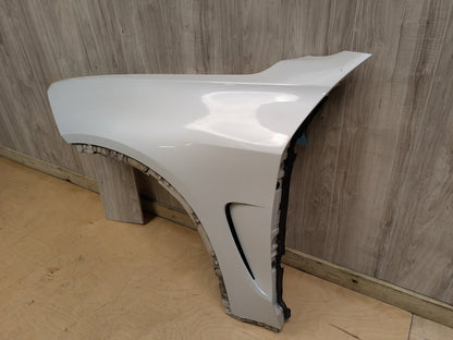 14-18 OEM BMW F15 X5 Front Left Driver Side Fender Panel MINERALWEISS METALLIC (A96)