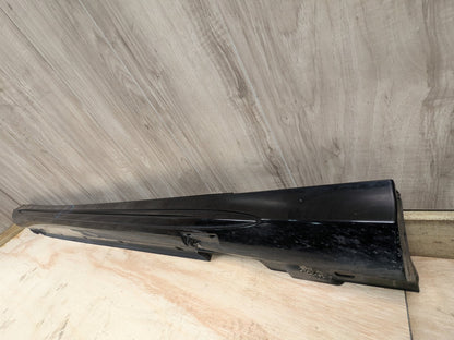 14-16 OEM Mercedes W212 E550 AMG Right Passenger Side Skirt Rocker Panel Black