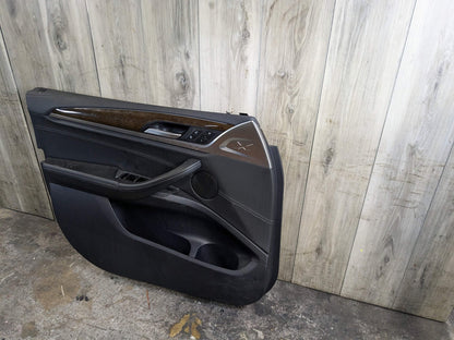 2019 BMW X3 G01 Front Left Driver Interior Door Panel Card 7410281 OEM BMW G01 X3 FRONT Left Driver SIde Interior Door Panel Card Trim Cover Black OEM