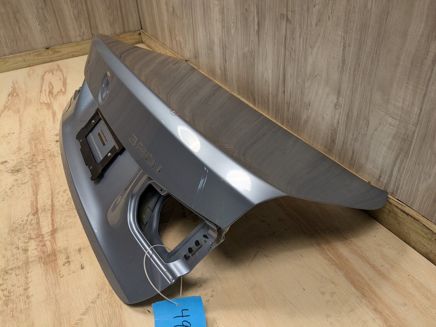 12-18 OEM BMW F30 F80 320 328 335 340 M3 Rear Trunk Lid Panel Deck Shell Blue LIQUID BLUE METALLIC (B40)