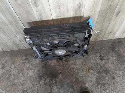 14-19 OEM BMW F15 F16 X5 X6 Radiator Condenser Fan Shroud Assembly 850W N63 76k