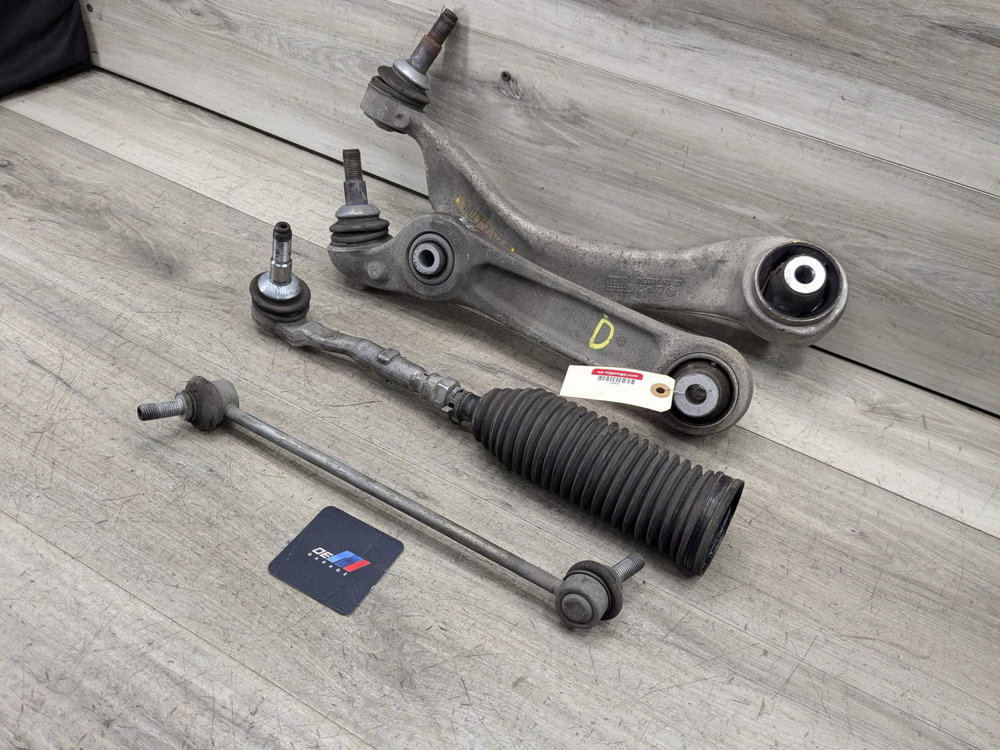 OEM BMW F10 F06 F13 RWD Front Left Upper Lower Control Arm Wishbone w/ Tie Rod