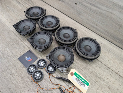 2015 BMW X3 F25 Speakers SET 9209185 11-17 OEM BMW F25 X3 Stereo Audio Speakers Tweeters Subwoofers Top HiFi SET OEM