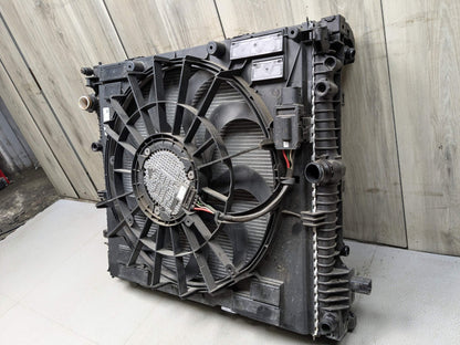 2018 BMW X3 G01 Radiator Cooling Condenser Fan Shroud Assembly SET 8487637