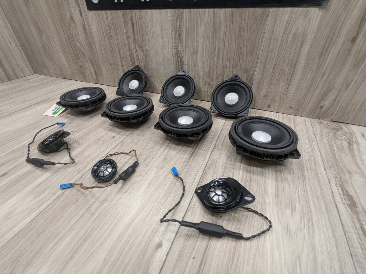 2018 BMW M550i G30 Speakers SET 9368383 OEM BMW F22 F30 F80 G12 G30 HARMAN KARDON Audio Sound System Speaker SET (10) OEM
