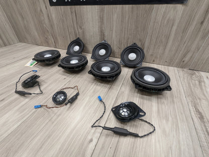 2018 BMW M550i G30 Speakers SET 9368383 OEM BMW F22 F30 F80 G12 G30 HARMAN KARDON Audio Sound System Speaker SET (10) OEM