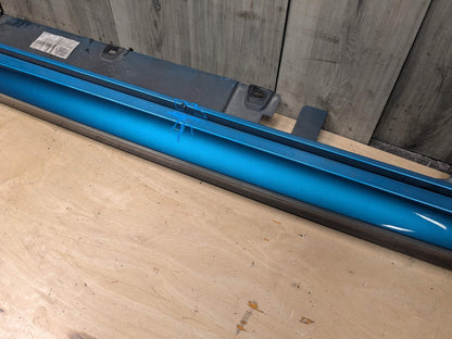 20-24 OEM BMW F44 228 M235 M SPORT Left Driver Side Skirt Rocker Panel Blue