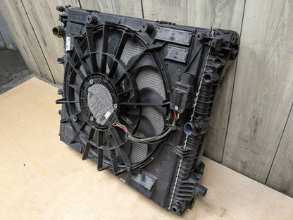 18-24 OEM BMW G01 G02 X3 X4 30i 30iX B46 Radiator Condenser Fan Shroud SET 600W