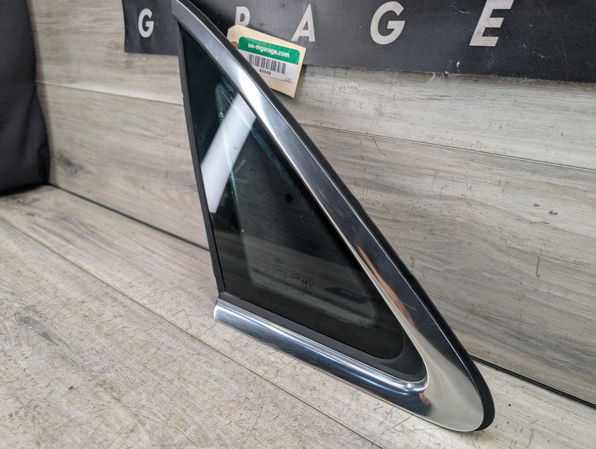 17-19 OEM AUDI A4 B9 S4 Rear Left Driver Side Quarter Window Glass