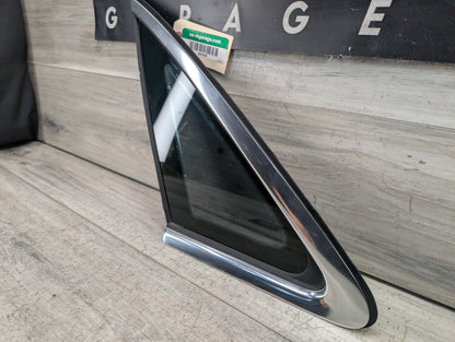 17-19 OEM AUDI A4 B9 S4 Rear Left Driver Side Quarter Window Glass