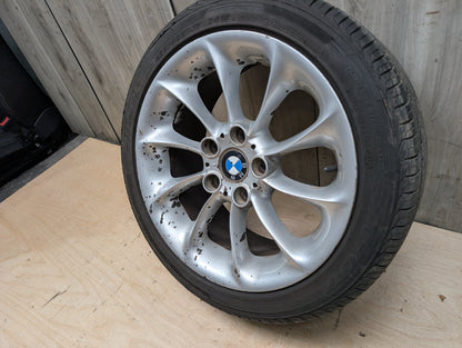 03-08 OEM BMW E85 Z4 Rim Wheel 17x8" ET:47 LA Wheel Turbine Style 106
