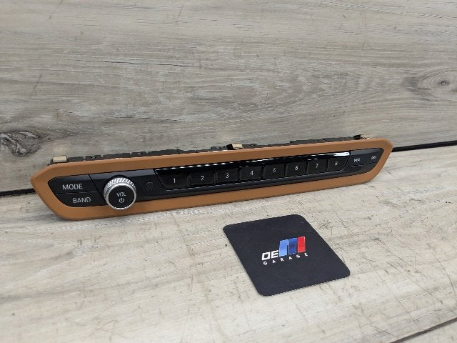 OEM BMW G20 G22 G23 G80 G82 G83 Control Panel Radio Media Buttons Control BROWN