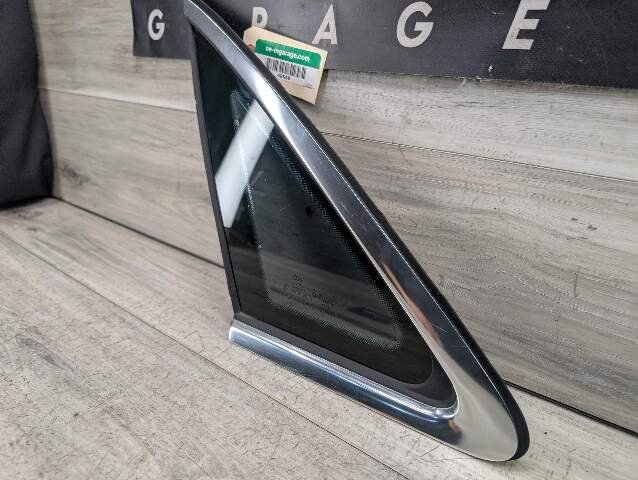 17-19 OEM AUDI A4 B9 S4 Rear Left Driver Side Quarter Window Glass