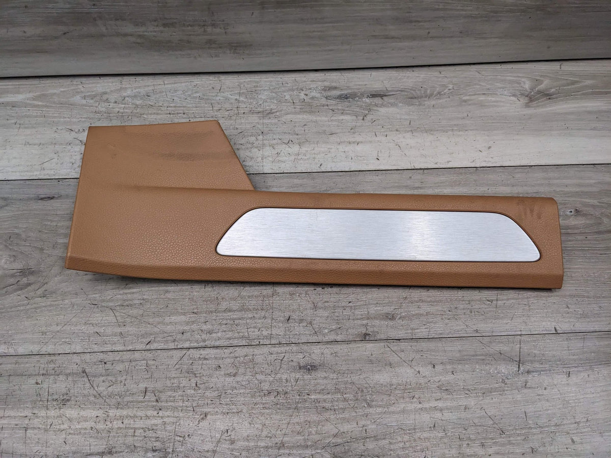 10-16 OEM Porsche Panamera Rear Right Door Sill Trim Beige