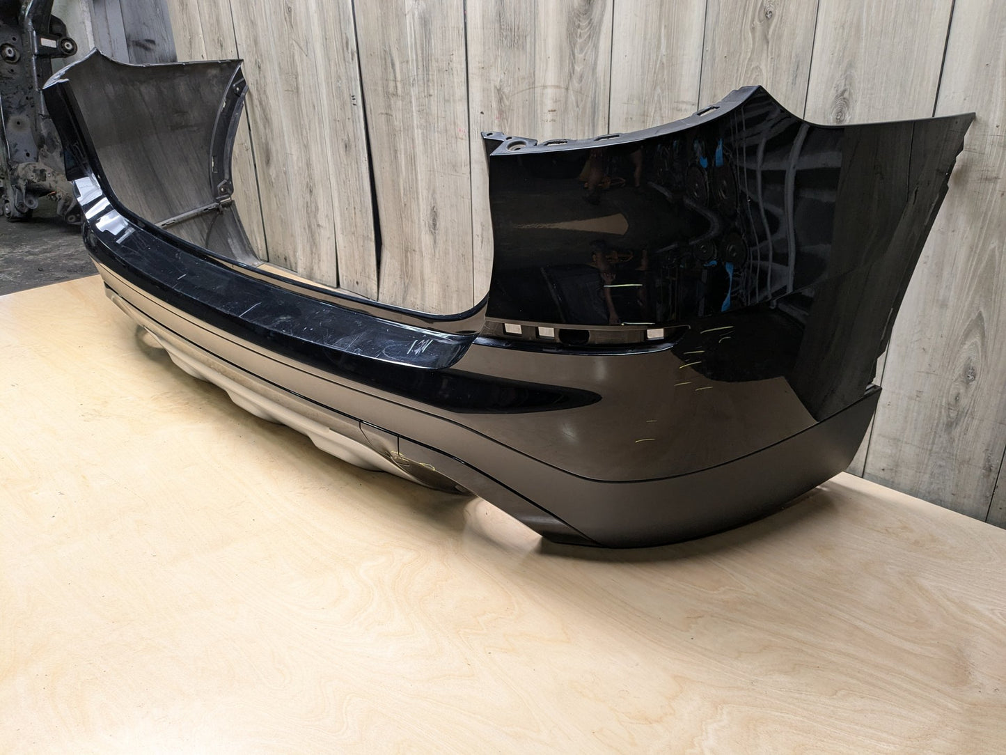 18-21 OEM BMW G01 X3 30i 30iX X LINE Rear Bumper Cover Panel w/ Diffuser Black SCHWARZ II (668)