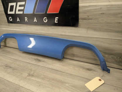15-20 OEM BMW F80 F82 F83 M3 M4 REAR Bumper Cover Lower Diffuser Blue B68