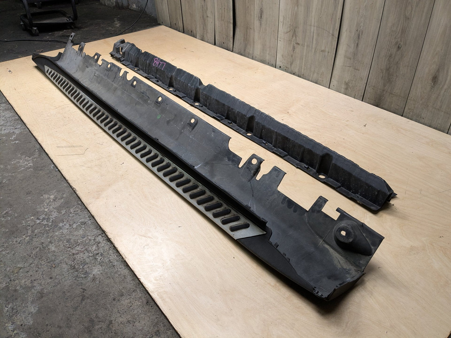 OEM BMW F15 X5 Right Passenger Running Step Board Side Skirt Panel w Bracket