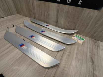 16-19 OEM BMW G11 G12 OEM Door Sills M Trim Illuminated Entry Panels Kit SET*