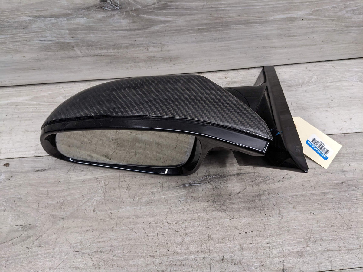 15-18 OEM BMW F83 M4 Left Driver Mirror Assembly Auto Dip Camera Black