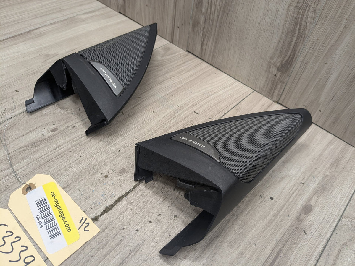 2020-2024 BMW X3 F97 Front Left Right Door Triangle Corner Speaker Assemblys SET 7419327