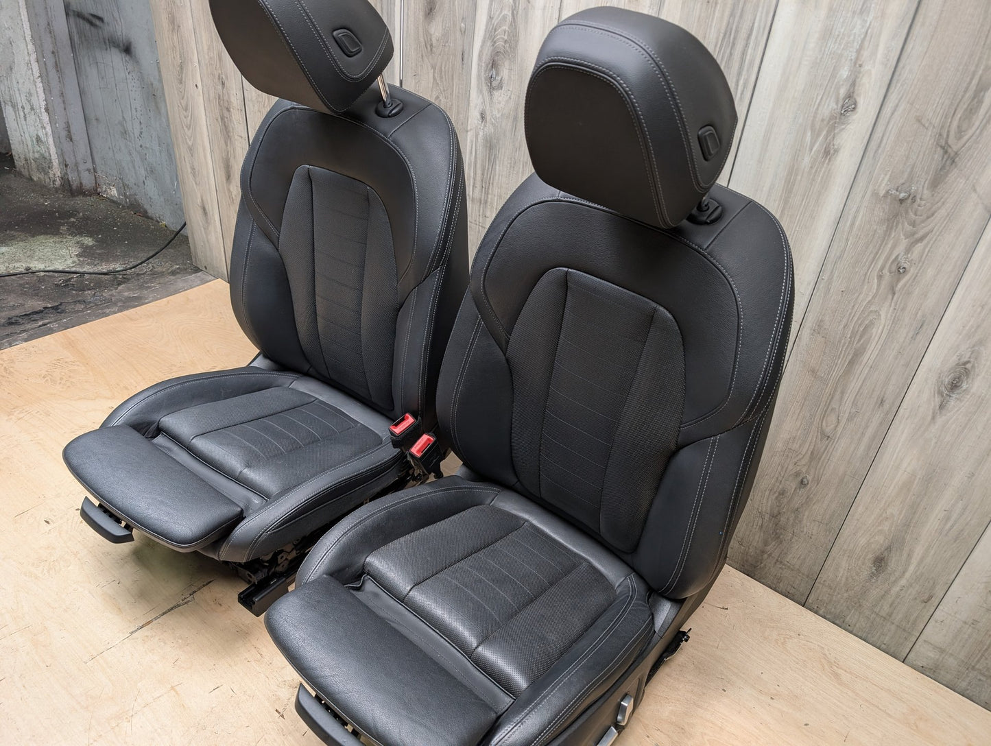 PRE-LCI OEM BMW G01 G02 G20 Front Left Right Driver Passenger Seat Leather Black