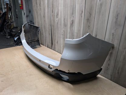 *14-18 OEM BMW F15 X5 Rear Bumper Cover PDC Holes w/ Diffuser N55 N57 White MINERALWEISS METALLIC (A96)
