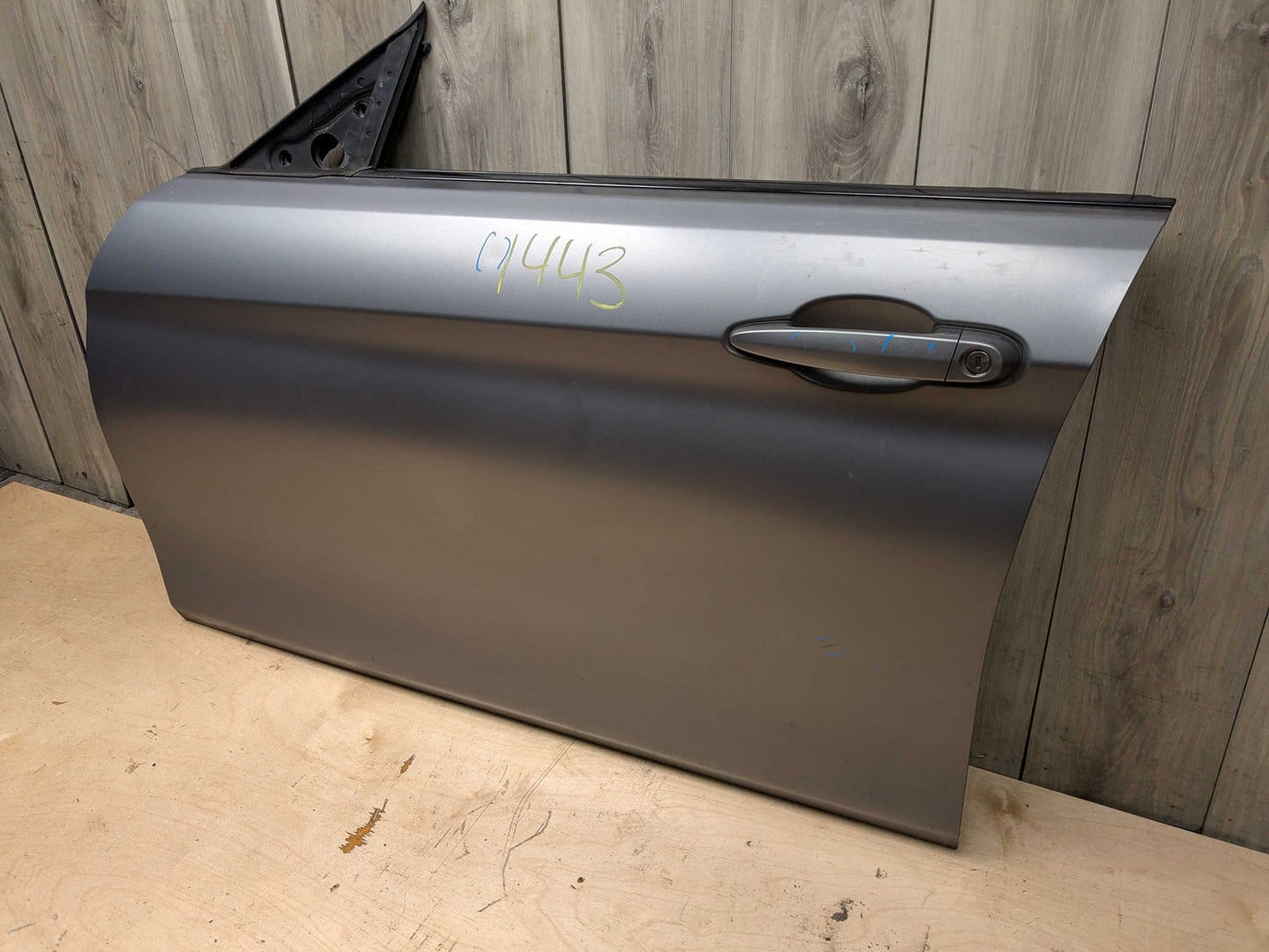 OEM BMW F36 428 430 435 440 Gran Coupe FRONT Left Driver Door Shell Panel Black SONDERLACKIERUNG (490)