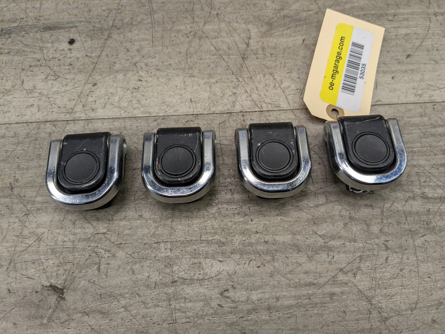 OEM BMW E70 E83 F15 F25 G01 X3 X5 Trunk Cargo Latch Tie Down Hook Clasp Ring (4)