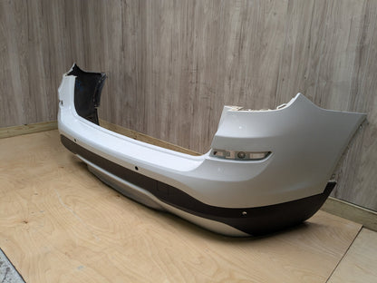 *11-17 OEM BMW F25 X3 28i 28iX 35iX Rear Bumper Cover w/ Diffuser White 300 ALPINWEISS III (300)