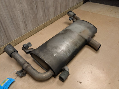 18-21 OEM BMW G01 X3 30i 30iX Engine B46 Rear Muffler Exhaust System w/ Tips