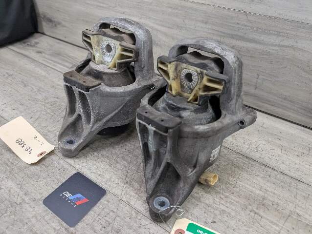 17-19 OEM AUDI A4 B9 Left Right Driver Passenger Motor Engine Mount Bracket PAIR