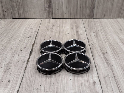 2009-2012 Mercedes-Benz E550 W212 Wheel Rim Hub Center Cap SET 2204000125 OEM