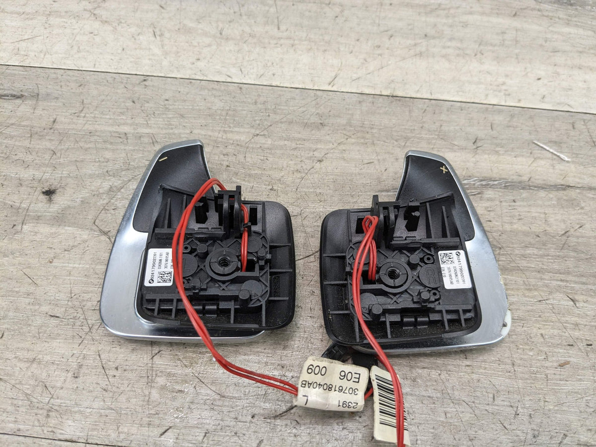 11-13 OEM BMW E90 E92 E88 E82 135 335 LCI Steering Wheel Paddle Shifter SET
