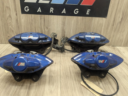 14-20 OEM BMW F22 F23 M235 M240 Front Rear Brake Calipers Brembo SET Blue