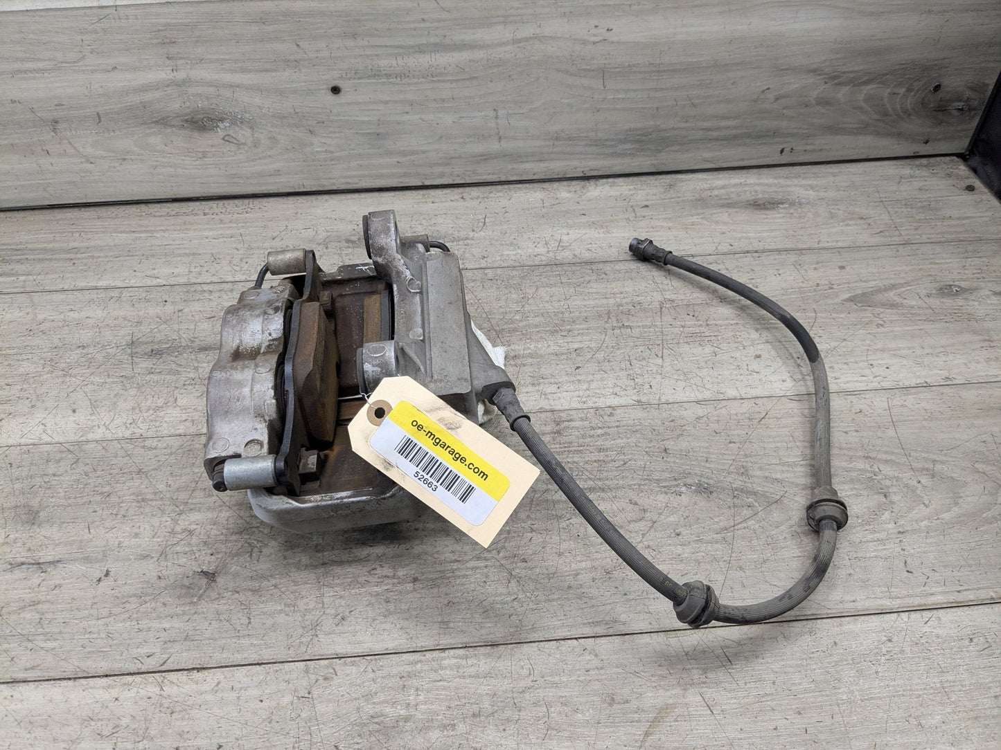 17-20 OEM BMW G11 G12 G30 540 740 750 Front Left Driver Brake Caliper Gray