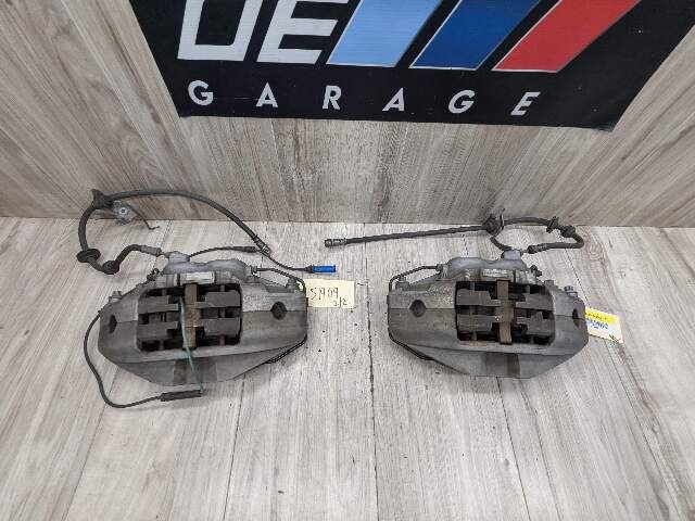 16-22 OEM BMW G11 G12 Front Left Right Driver Passenger Brake Caliper Gray SET
